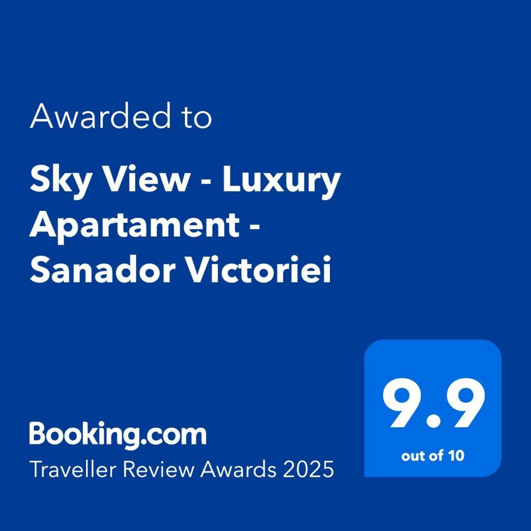 Sky View - Luxury Apartament - Sanador Victoriei Бухарест Экстерьер фото